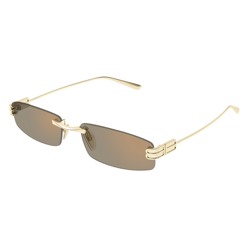 Lunettes de soleil Balenciaga Homme BB0488S003-GOLD-GOLD-PINK57 - BB0488S003-GOLD-GOLD-PINK57